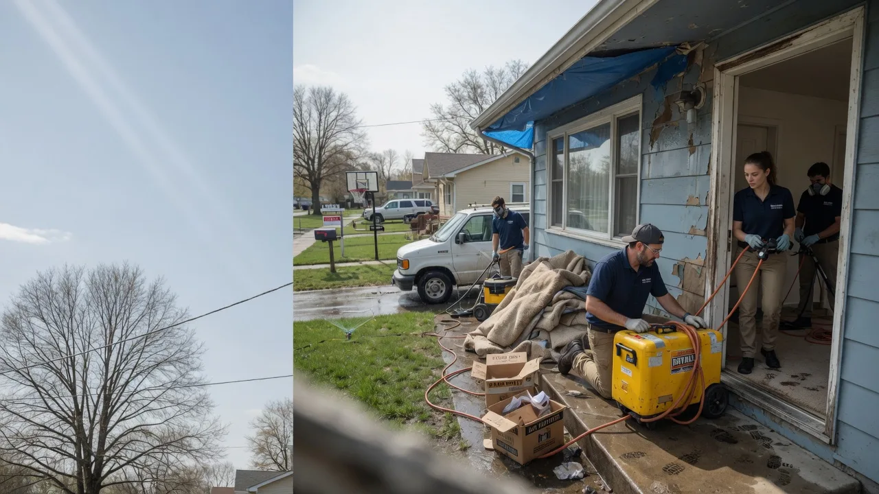 Basement Flood Cleanup in Johnsonville, IL near me